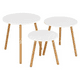 thumbnail image 1 of Trio De Mesas De Centro - White, 1 of 3