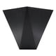 thumbnail image 2 of Macetero Maceta Geometrico Diseño Nordico De Plastico Negro, 2 of 6