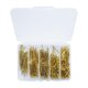 thumbnail image 3 of Tachuelas De Clavos De Cabeza Redonda, Clavos De Hierro Para Bisagras, Cajas, Proyectos Artesanales, 350 Dorados, 3 of 5