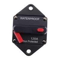 Ioensy - Disyuntor Premium Con Botón De Reinicio Manual Para Remolque De Camión Automático 120A