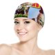thumbnail image 5 of Chicken Little Gorro de Natación de Licra, Gorro de Baño de Tela Cómoda, Gorro Elástico Antideslizante para Hombres, Mujeres y Niños, 5 of 6