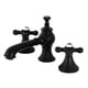 thumbnail image 1 of Grifo de baño Kingston Brass Vintage Widespread Matte Black, 1 of 8