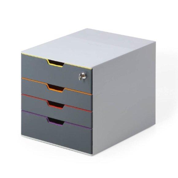 Cajonera Du-760627 Varicolor Safe 4 Gris