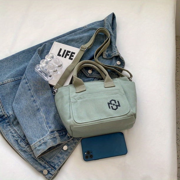 Vintage Crossbody Tote Bag, Retro Top Handle Satchel, Women's Casual Handbag & Shoulder Purse