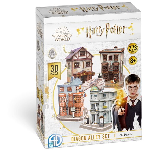 Rompecabezas de papel 3D 4D Cityscape Harry Potter Diagon Alley