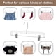 thumbnail image 3 of Perchas para pantalones y faldas House DAY de plástico transparente con clips, 25 unidades, 3 of 8