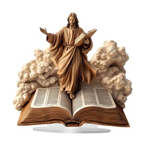 Bothyi - Propiedades Fotográficas De La Estatua De Jesús Ornamento De Artesanía Para La Sala De Estar Favores Favores Gabinete