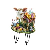 Magideal - Estaca De Jardín De Pascua, Figura Acrílica, Estacas De Jardín, Decoración De Jardín, Regalos, Escultura De Animal, Estatua De Conejo Para Césped Al Estilo C
