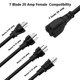 thumbnail image 5 of Cable de extensión ADCAUDX 1,83 m 12 AWG NEMA 5‑20P, 5 of 7