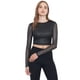 thumbnail image 1 of Polera Mujer Manga Larga Negro Espalda Abierta Corona, 1 of 5
