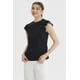 thumbnail image 1 of Polera Mujer Con Vuelos Lisa Negro, 1 of 4