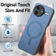 thumbnail image 2 of Magnetic Slim Case for Xiaomi Redmi K80 Pro with Camera Guard & Anti-Scratch Back Blue, 2 of 6