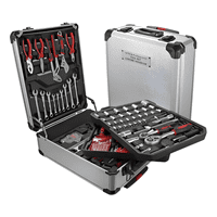 Genérico - Maletín De Herramientas Profesional De 187 Piezas Con Ruedas Color Negro