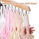 thumbnail image 5 of Bra Hanger Necamocu, organizador de armario de madera con 40 ganchos, paquete de 2, 5 of 7