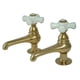 thumbnail image 1 of Grifo de lavabo Kingston Brass Vintage CC9L2 de latón pulido, 1 of 3