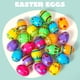 thumbnail image 2 of Huevos de Pascua de plástico JOYIN, 72 unidades, 2.3 pulgadas, rellenables con estampados, 2 of 8