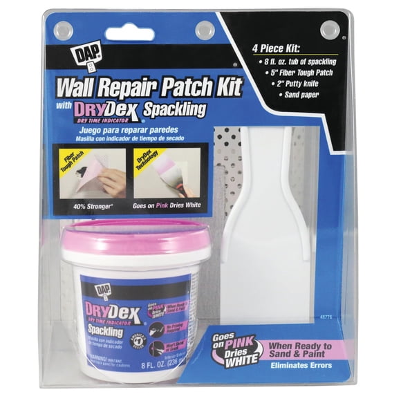 Kit de parche para reparación de paredes DAP DryDex masilla 236 ml