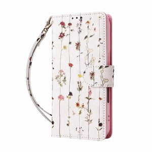 Foxdock Funda Tipo Cartera Floral Para Samsung Galaxy M13 5G ,Funda Con Tapa De Cuero Pu, Protección Antigolpes Con Ranuras Para Tarjetas Y Soporte