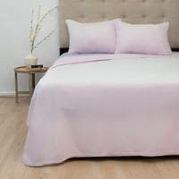 Sábanas Polar Lisa Composé 2 Plazas / Bicolor Morado – Doral