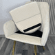 thumbnail image 5 of Pack 2 Poltronas Base Dorada Velvet Lux Beige, 5 of 8