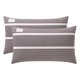 thumbnail image 1 of REGALWOVEN 2 Paquete de Fundas de Almohada de Algodón, Resistente a Arrugas y Duradera, Cierre de Sobre, Unisex Gris A Queen, 1 of 3