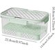 thumbnail image 2 of Contenedor de almacenamiento de frutas, contenedor de almuerzo, contenedor de frutas portátil con asa, contenedor hermético para guardar refrigerios y mantener la frescura., 2 of 6
