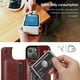 thumbnail image 2 of For IPhone 14 13 12 11 Pro Max XR XS Max SE 2022/2020 7 8 Plus Wallet Case With Card Holder, PU Leather Kickstand Card Slots Case, Double Magnetic Clasp And Durable Shockproof Cover, 2 of 3