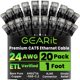 thumbnail image 1 of Cable Ethernet GEARit Cat5e, paquete de 20, 30 cm, RJ45, 1 of 9