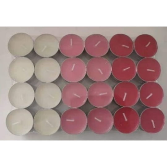 Vela Tealight Multicolor 24 Un Mainstays