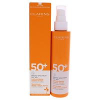 Clarins - Loción Corporal Con Protección Solar En Spray Spf 50 Plus De Para Unisex - Protector Solar De 5 Oz