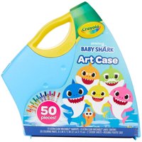 Set De Arte Baby Shark Crayola, 50 Piezas, Regalo Para Niños, 3, 4, 5, 6, 7 Años