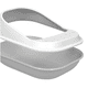 thumbnail image 3 of Arenero Bandeja Sanitaria Baño Gato Mascota Semicerrado Color Gris, 3 of 3