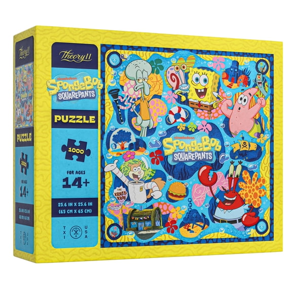Rompecabezas Theory11 de 1000 piezas de Bob Esponja con licencia oficial