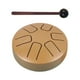 thumbnail image 1 of Tongue Drum 6 Notas 3.8 Pulgadas Con Mazos Mini Tambor De Mano Para Concierto Musical Light Aureate, 1 of 5