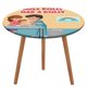 thumbnail image 1 of Miss Polly Had a Doly-theme Fitted Round Tablecloths Elastic Edged Table Covers Waterproof Table Cloth for Kitchen Holiday Party Tables Decor 120cm, 1 of 6