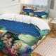 thumbnail image 2 of Little Mermaid 3 Piece Comforter Bedding 1 Set Super Soft Quilt Cover with 2 Pillowcases Funny Merch Movie Fans Gifts for Girls Boys Kids Adults, 2 of 5