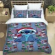 thumbnail image 1 of x829 Bed SheetsStitch Pattern Quilt Cover With Pillowcases Microfiber Digital Printed Bedding Set Twin Full 3-Piece Bedding Set (1 Duvet Cover + 2 Pillow Shams) nj829, 1 of 5