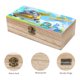 thumbnail image 3 of Caja Organizadora de Madera Rústica Desmarcar Súper Panda, 3 of 6