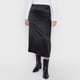 thumbnail image 2 of Falda Mujer Midi Satinada Negro Corona, 2 of 5
