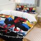 thumbnail image 1 of Spider-Man 3-Piece Twin Bed Set - Includes 1 Single Quilt And 2 Pillow Cases Bedding - Fade Resistant Microfiber - Spider, 1 of 4