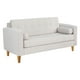 thumbnail image 2 of Sofa Retro 3c + 2 Pouf Felpa 04 Crudo, 2 of 6