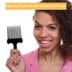 thumbnail image 3 of Peine de horquilla para el cabello, inserto de plástico negro, peine afro antideslizante, peine elevador para el cabello, peine de engranajes altos y bajos, peine para peluquería., 3 of 5