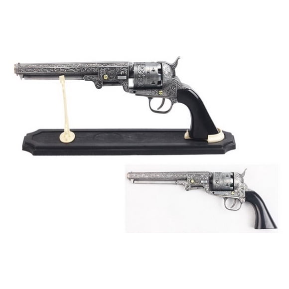 Revólver decorativo Vortex Blade Shop, estilo occidental estadounidense, 13 cm