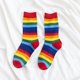 thumbnail image 1 of suxuMhao Calcetines a Media Pantorrilla, 6 Pares de Calcetines a Media Pantorrilla, Calcetines a Media Pantorrilla, Calcetines a Media Pantorrilla con Rayas, Calcetines a Rayas, Calcetines, 1 of 2