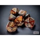 thumbnail image 2 of Miniescarabajo de sangre azul de Dice Chessex con números dorados de 10 mm, 2 of 2