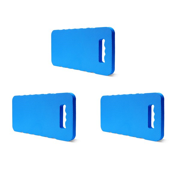 Paquete de 3 cojines de jardín para arrodillarse Gardzen Comfortable, color azul