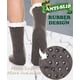 thumbnail image 2 of Calcetines Pantuflas EBMORE para Hombre, Peludos, Cálidos, Antideslizantes, Gris Oscuro, 2 of 7