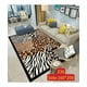 thumbnail image 2 of Alfombra Café Diseño 3D Cuadricular 160x200 Antideslizante, 2 of 3