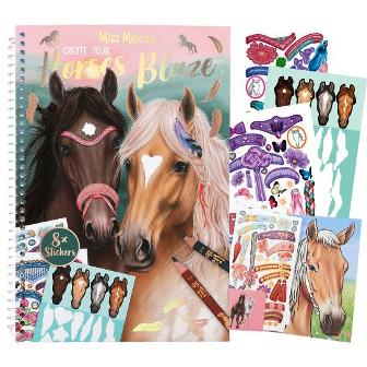 Tienda Lillifee - Miss Melody Crea Tus Caballos Blaze - Pinta Y Pega Stickers