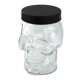 thumbnail image 2 of Frasco dulces vidrio calavera transparente, 2 of 3